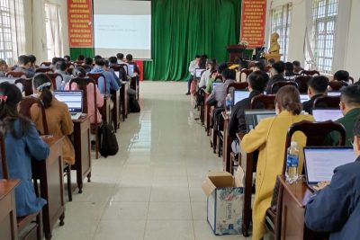 Trường TH Trần Văn Ơn tham gia Hội thi tìm hiểu Chuyển đổi số, Ứng dụng CNTT nâng cao hiệu quả CCHC huyện Cư Kuin năm 2022